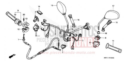 SCHALTER/KABEL FES125Y de 2000