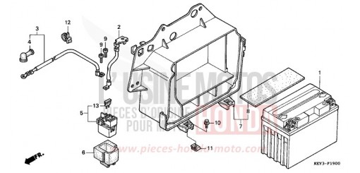 BATTERIE FES125Y de 2000