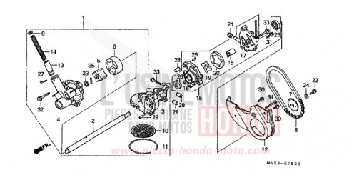 OELPUMPE GL1500L de 1990