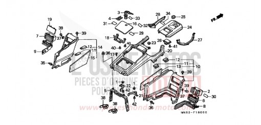 ABSCHIRMUNG GL1500L de 1990