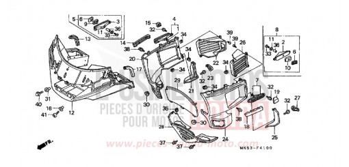 VERKLEIDUNG GL1500SEM de 1991