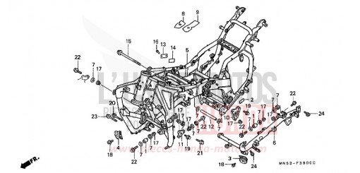 RAHMENKOERPER GL1500SEM de 1991
