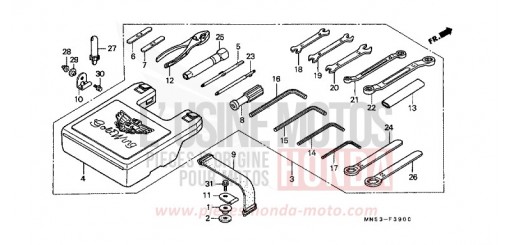 WERKZEUGE GL1500SEM de 1991