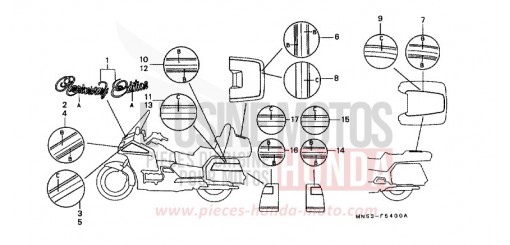 STREIFEN GL1500SEM de 1991