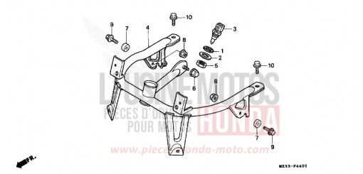 WINDLAUFSTREBE GL1500SEP de 1993
