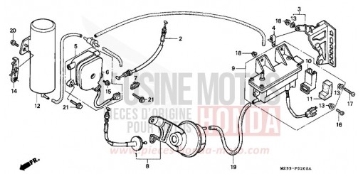 TEMPOMAT-VENTIL GL1500SEP de 1993