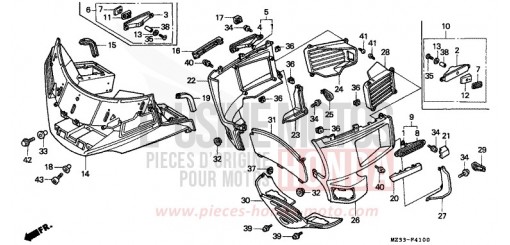 VERKLEIDUNG GL1500SER de 1994