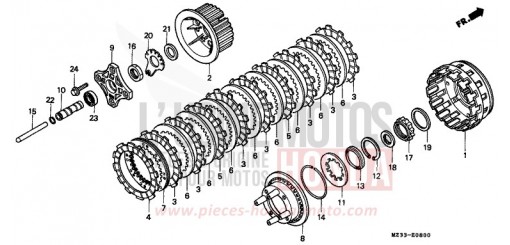 KUPPLUNG GL1500SES de 1995