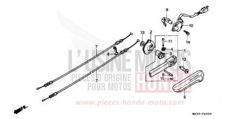 RUECKFAHRSTANGE GL1500SES de 1995