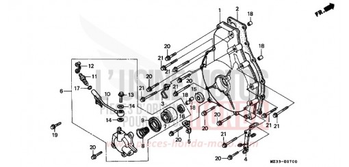 KUPPLUNGSDECKEL GL1500SES de 1995