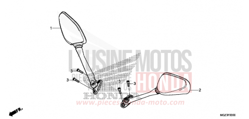 SPIEGEL CBR500RAD de 2013