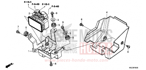ABS-MODULATOR CBR500RAD de 2013