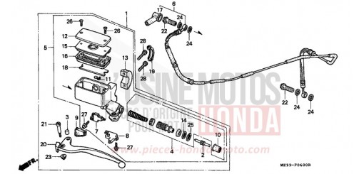 HAUPTKUPPLUNGSZYLINDER GL1500SET de 1996