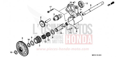 RUECKFAHRGETRIEBE GL1500SET de 1996