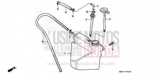 RESERVETANK GL1500SET de 1996
