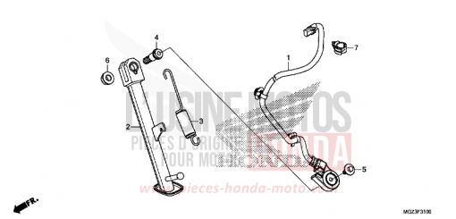 STAENDER CBR500RAD de 2013