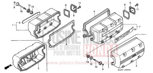 ZYLINDERKOPFDECKEL GL1500SEV de 1997
