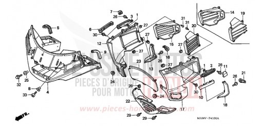 VERKLEIDUNG GL1500SEV de 1997
