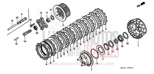 KUPPLUNG GL1500SEV de 1997