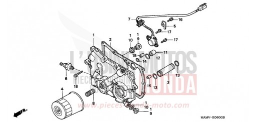 GERTRIEBEABDECKUNG GL1500SEX de 1999