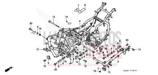 RAHMENKOERPER GL1500SEX de 1999