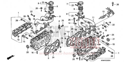 ZYLINDERKOPF GL1500SEX de 1999