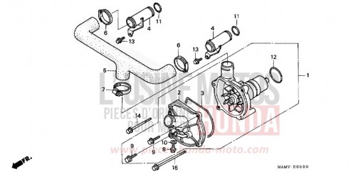 WASSERPUMPE GL1500SEX de 1999