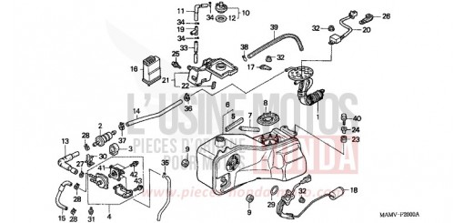 KRAFTSTOFFTANK GL1500SEX de 1999