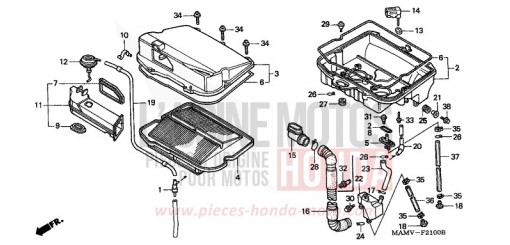 LUFTFILTER GL1500SEX de 1999
