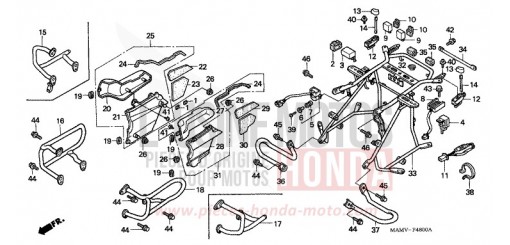 MOTORSCHUTZVORRICHTUNG GL1500SEX de 1999