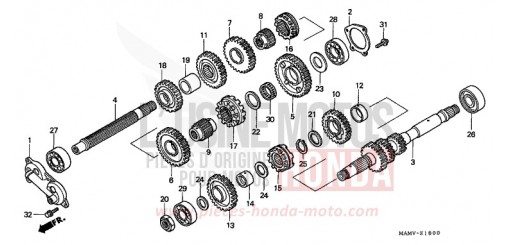GETRIEBE GL1500SEY de 2000
