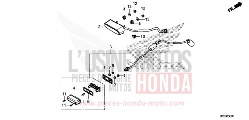 HECKLEUCHTE MSX125D de 2013