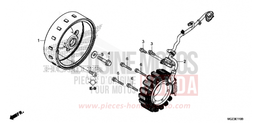 GENERATOR CBR500RAE de 2014