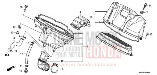 LUFTFILTER NC700XDD de 2013