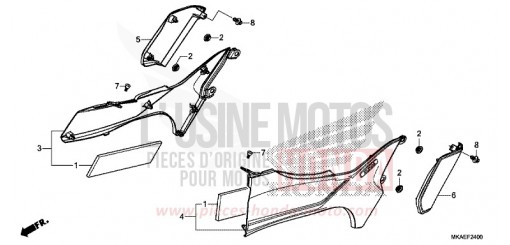 SEITENBLECH NC750DK de 2019