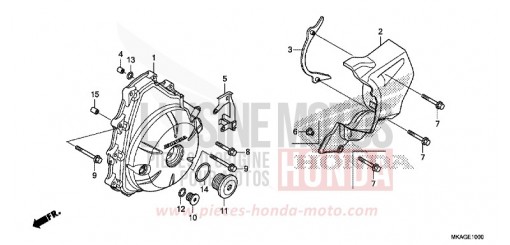 WECHSELSTROM-GENERATORABDECKUNG NC750SAG de 2016