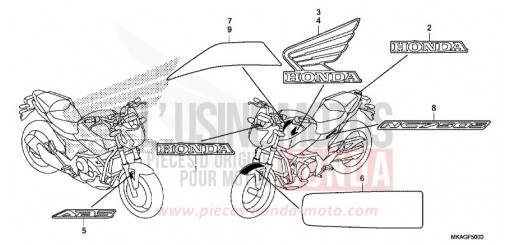MARKE/STREIFEN NC750SDJ de 2018