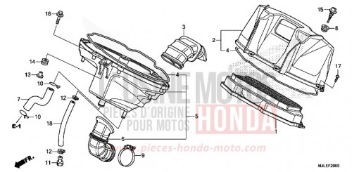 LUFTFILTER NC750SE de 2014