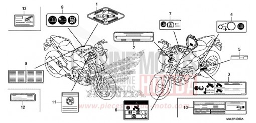 WARNETIKETT NC750SE de 2014