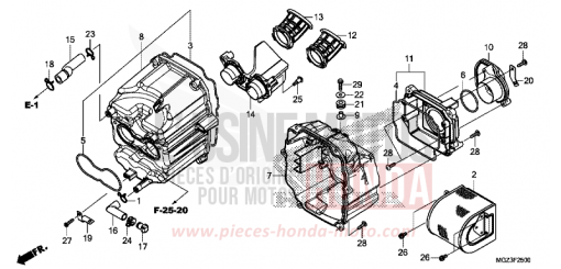 LUFTFILTER CBR500RAE de 2014