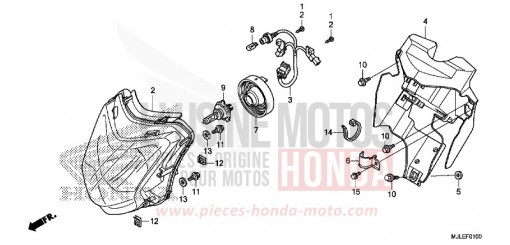 SCHEINWERFER NC750SE de 2014