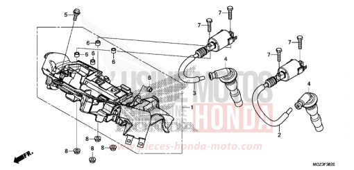 ZUENDSPULE CBR500RAE de 2014