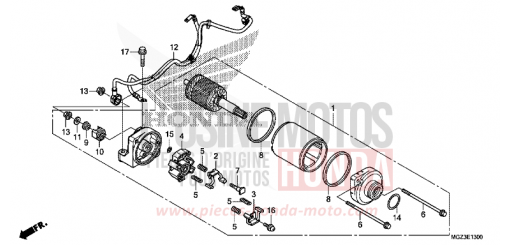 ANLASSER CBR500RAE de 2014