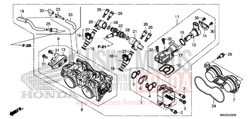 DROSSELKLAPPENGEHAEUSE CMX500A2L de 2020