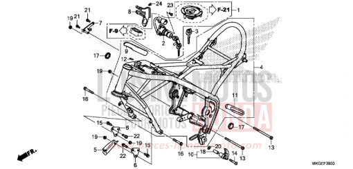 RAHMENKOERPER CMX500A2L de 2020
