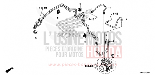 BREMSLEITUNG CMX500A2N de 2022
