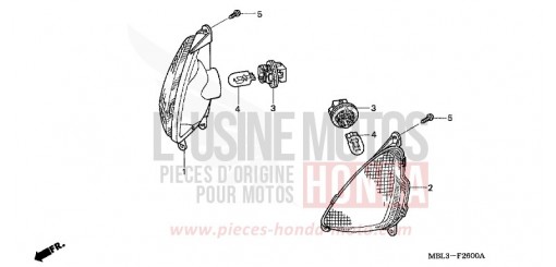 BLINKER NT650V1 de 2001