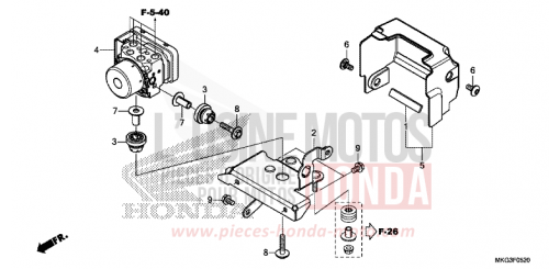 ABS-MODULATOR CMX500AH de 2017