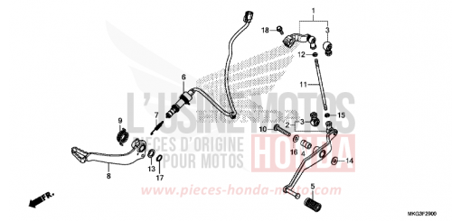 PEDAL CMX500AH de 2017