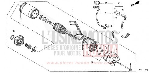 ANLASSER NTV650P de 1993